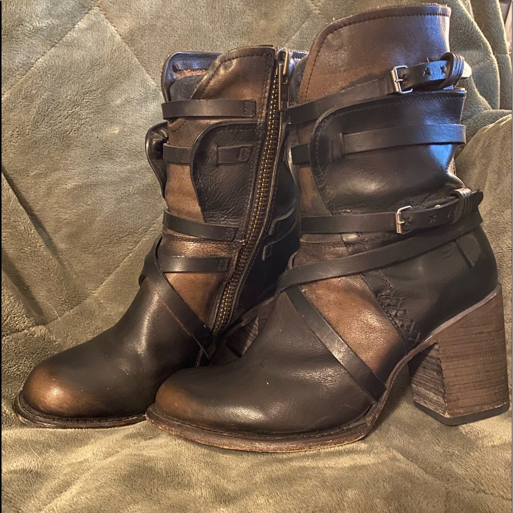 Freebird Black Baker Boots Size 9